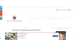 Desktop Screenshot of doitallworkingmom.com