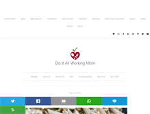 Tablet Screenshot of doitallworkingmom.com